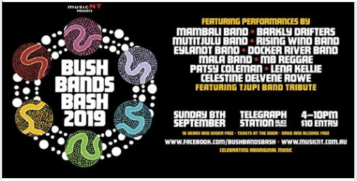 Image: Bush Bands Bash 2019 graphic