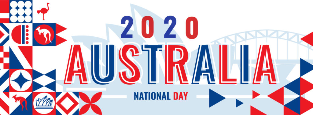 Image: 2020 Australia National Day Graphic