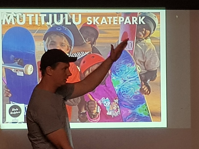Image: Community consultation about the Mutitjulu Skate Park