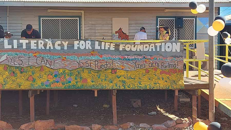 Image: Literacy for Life Foundation banner