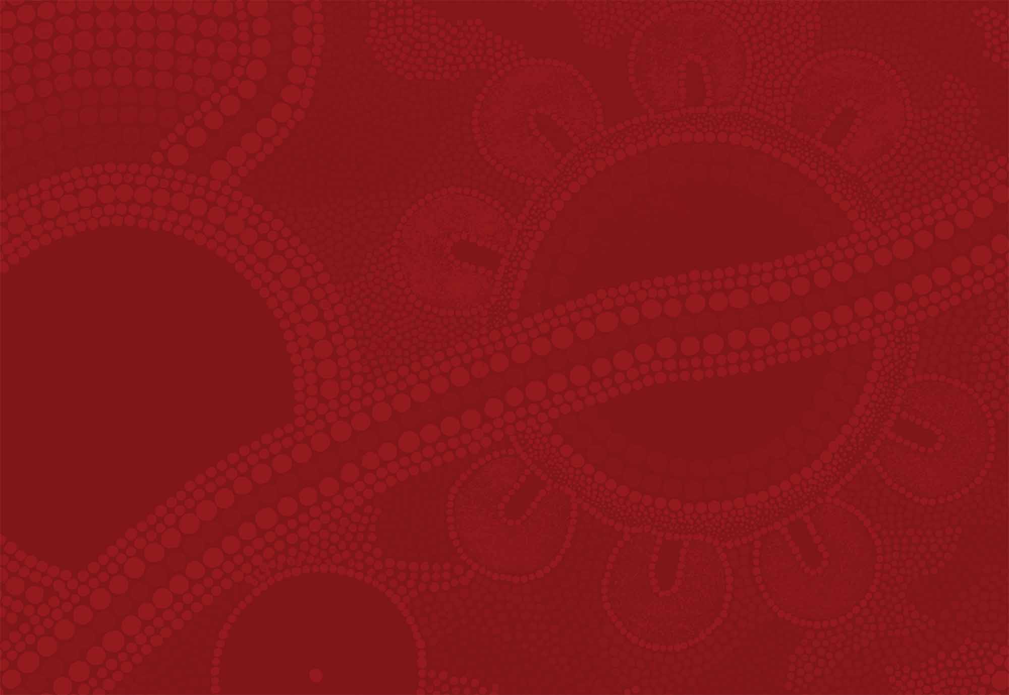 Image: Red background image with artwork